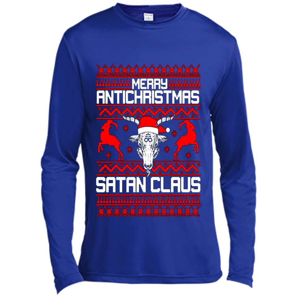 Merry Antichristmas Satan Claus Sweatshirt PINGPONG