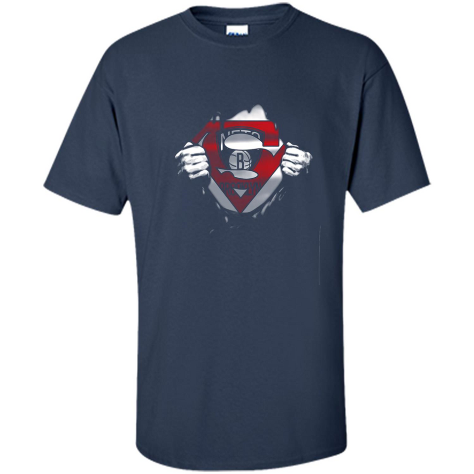 Brooklyn Nets And Superman Fans - Shirt
