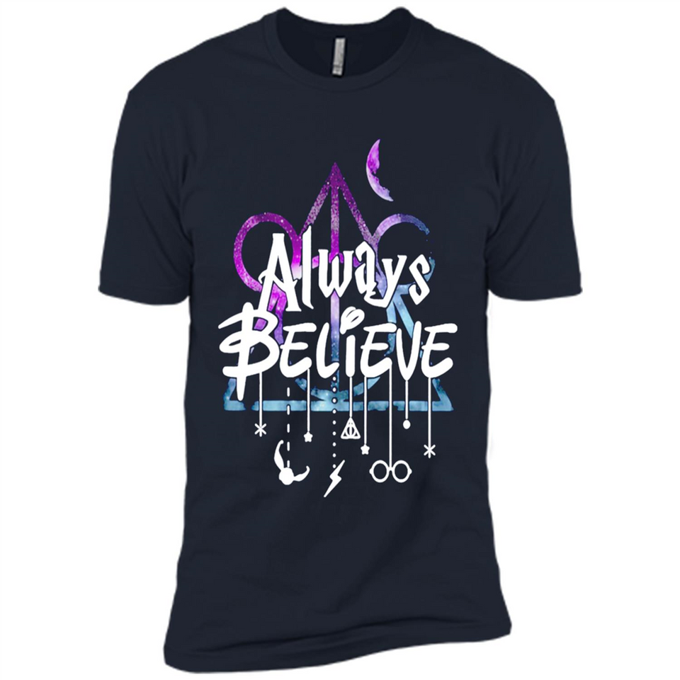 HIPPIE MOON MICKEY DEATHLY HALLOWS ALWAYS BELIEVE
