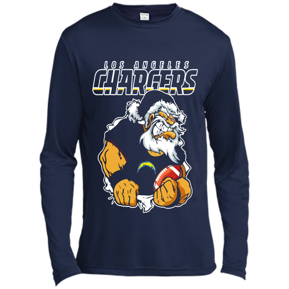 Grumpy Santa Claus Los Angeles Chargers Football Team PINGPONG