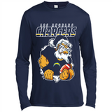 Grumpy Santa Claus Los Angeles Chargers Football Team PINGPONG