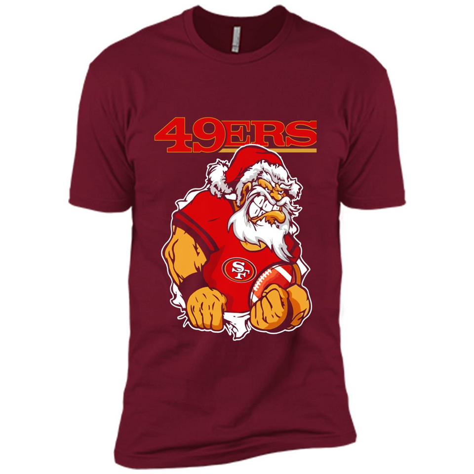 Grumpy Santa Claus San Francisco 49ers Football Team PINGPONG