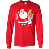 Eggnog Santa And Jesus Christmas