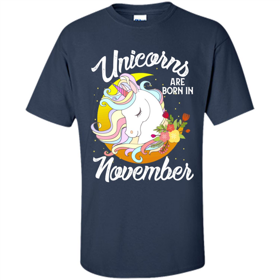 Unicorns Are Born In November Magical Rainbow