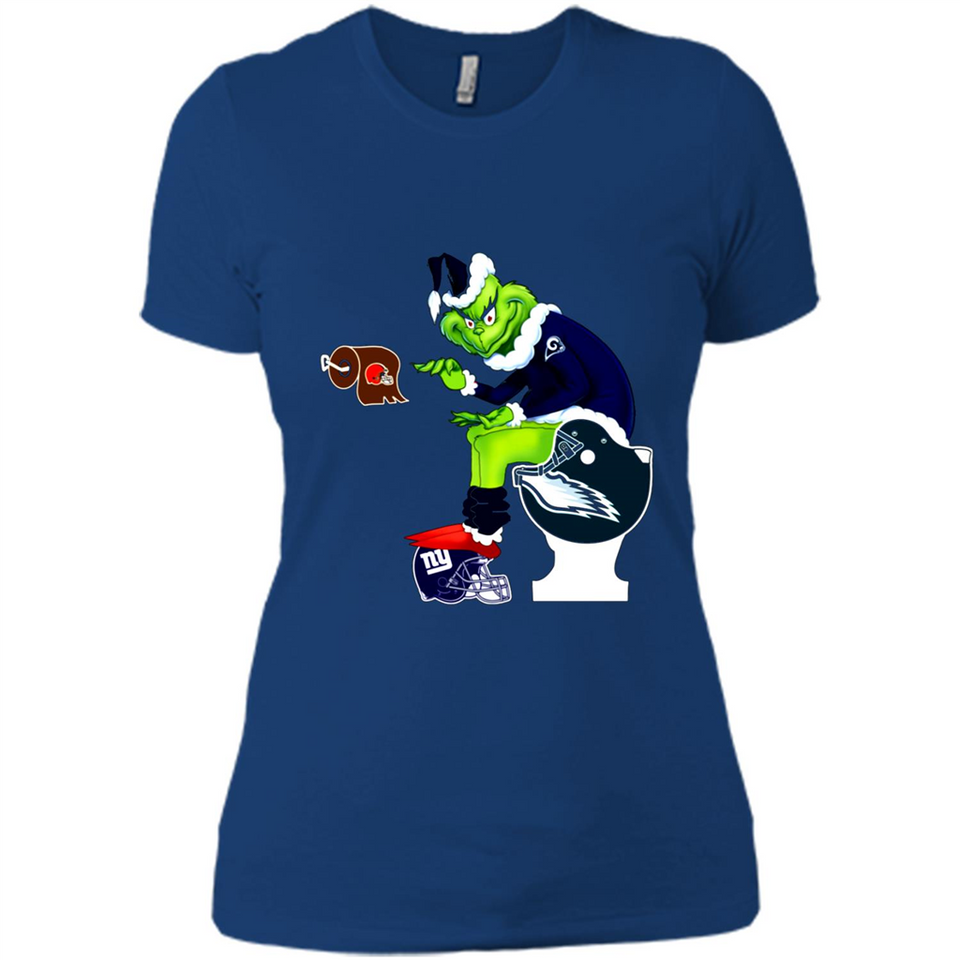 Los Angeles Rams Toilet Grinch Santa Claus Football Fan PINGPONG