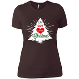 This Guy Loves Christmas Shirt - Ladies' Boyfriend T-Shirt
