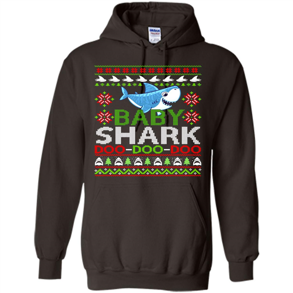 Baby shark Doo Doo Doo Christmas - Hoodie