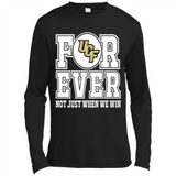 UCF Knights Forever For ever not just when we win - Canvas Long Sleeve T-Shirt