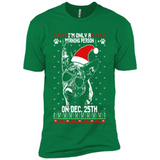 Morning Person Dutch Shepherd Funny Xmas - Premium Short Sleeve T-Shirt
