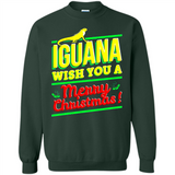 Iguana Wish You A Merry Christmas Animal - Sweatshirt