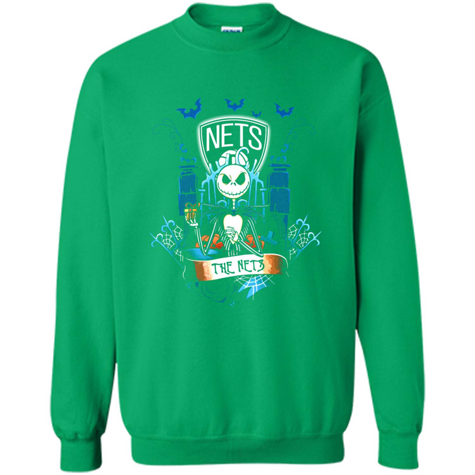 Brooklyn Nets Halloween The Nightmare Before Christmas - Sweatshirt