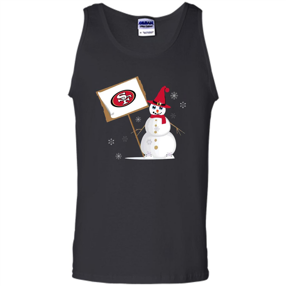 San Francisco 49ers Snowman Funny