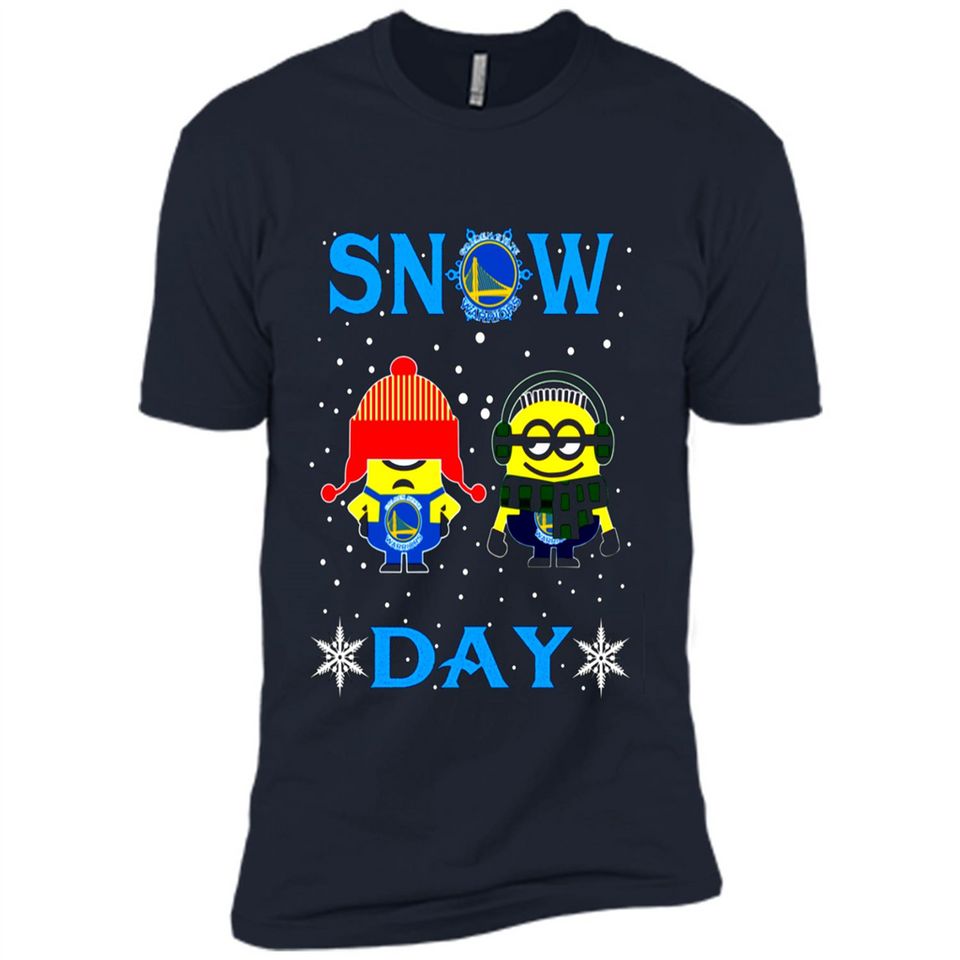Snow Day Shirt For Golden State Warriors Vs Minion Fans pingpong