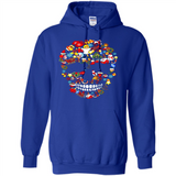 Skull Christmas Decorations Merry Xmas T-Shirt - Hoodie
