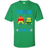 Snow Day Shirt For Dallas Cowboys Vs Minion Fans pingpong