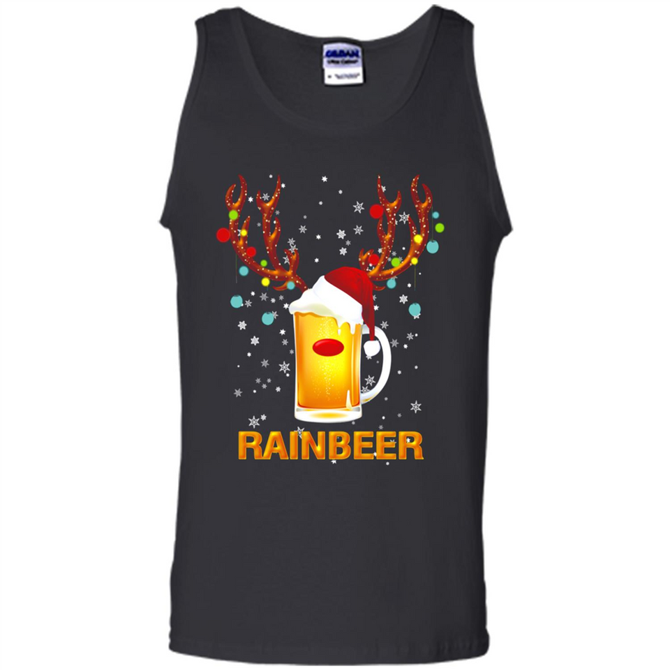 Rainbeer Funny Reindeer Beer Lover