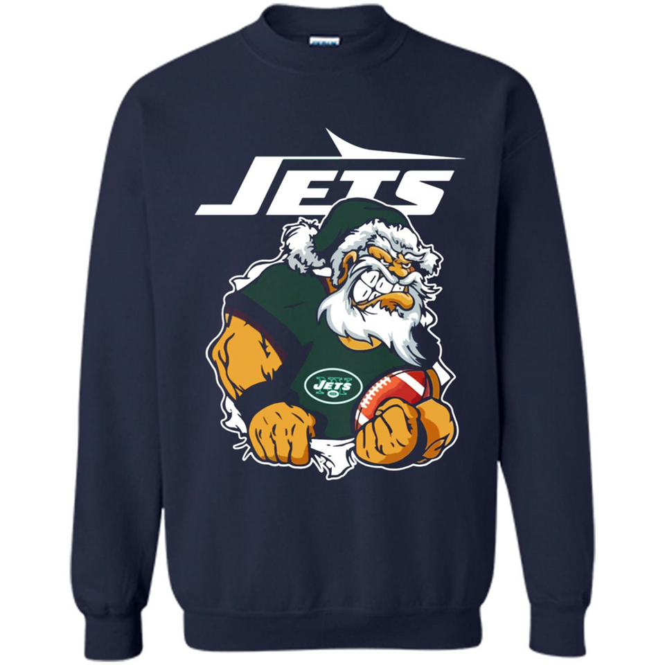 Grumpy Santa Claus Jets Football Team PINGPONG