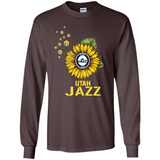 Utah Jazz Basketball Sunflower