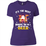 Its The Most Wonderful Time for a Beer - Ladies' Boyfriend T-Shirt