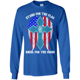 Dallas Stars - stand for the flag kneel for the cross