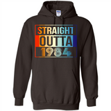 Retro Straight Outta 1984 34 Years Old - Hoodie