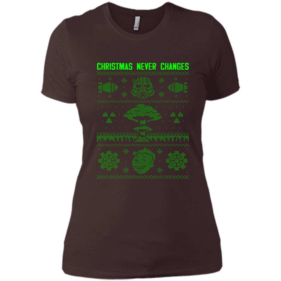 Christmas Ugly Sweater Christmas Never Changes Star Wars - Ladies' Boyfriend T-Shirt