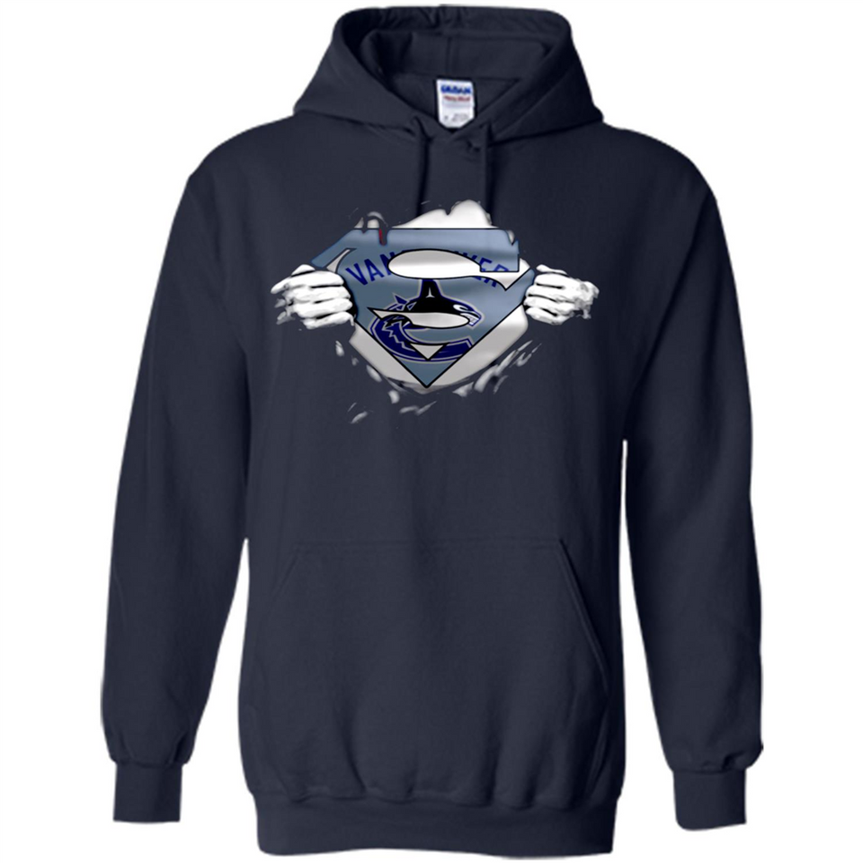 Vancouver Canucks And Superman Fans - Hoodie