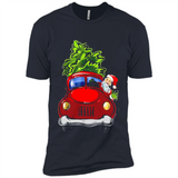 Vintage Santa red Truck Christmas Tree PINGPONG
