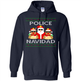 FUNNY POLICE NAVIDAD T-SHIRT Santa Christmas Party - Hoodie