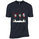 Christmas Red Wine - Merry Xmas T-Shirt - Premium Short Sleeve T-Shirt