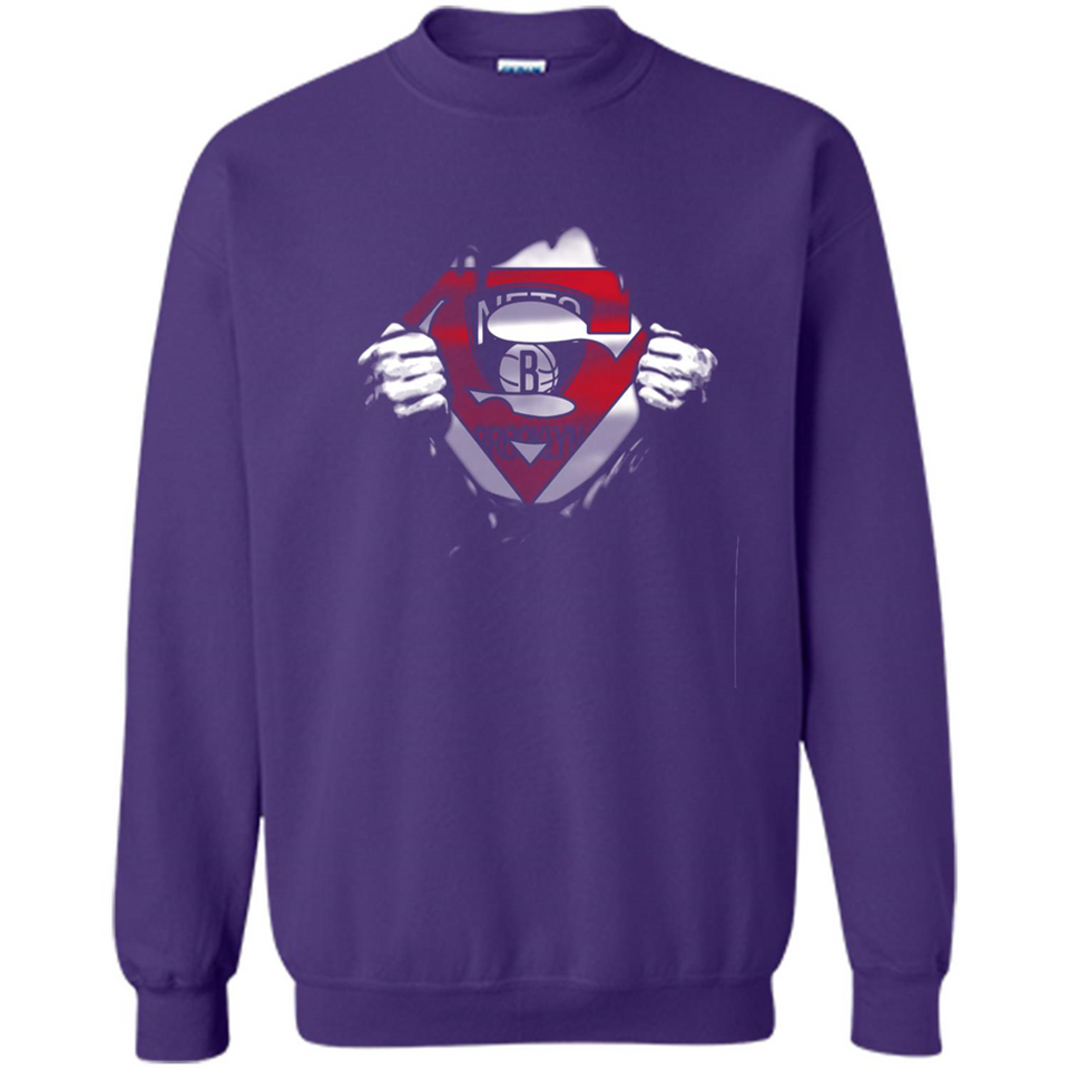 Brooklyn Nets And Superman Fans - Sweatshirt