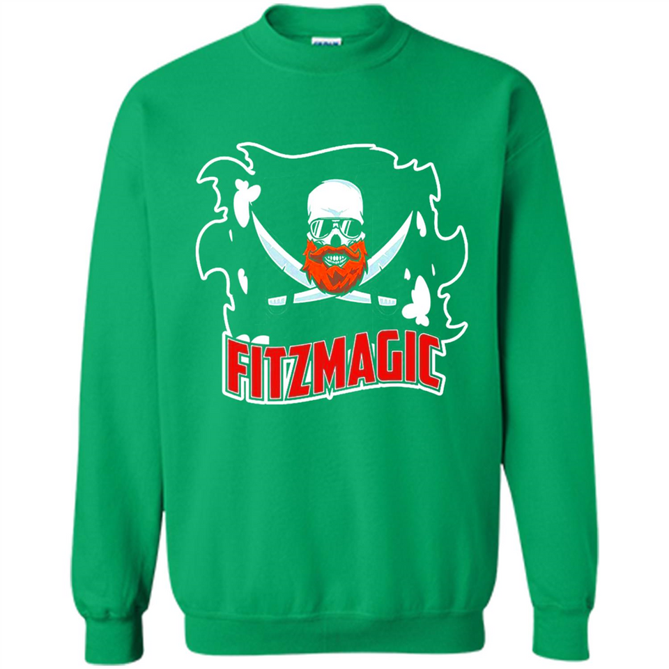 Order Fitzmagic T-Shirt Ryan Fitzpatrick Beard Skull Football Tampa Florida PINGPONG