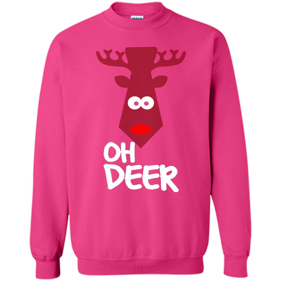 Oh Deer Christmas Reindeer Black mugs PINGPONG - Sweatshirt