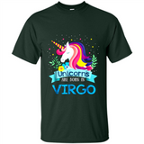Unicorns are born in Virgo Birthday Rainbow Gift Ladies Custom