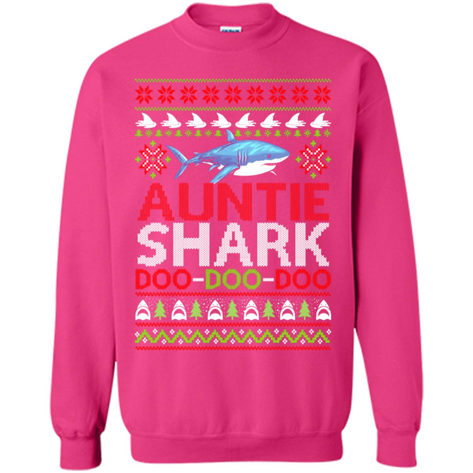Auntie shark Doo Doo Doo Christmas - Sweatshirt