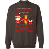 Never Underestimate A December Woman Watches Hallmark Movies Sweatshirt - Sweatshirt