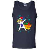 Christmas Dabbing Unicorn - Tank Top