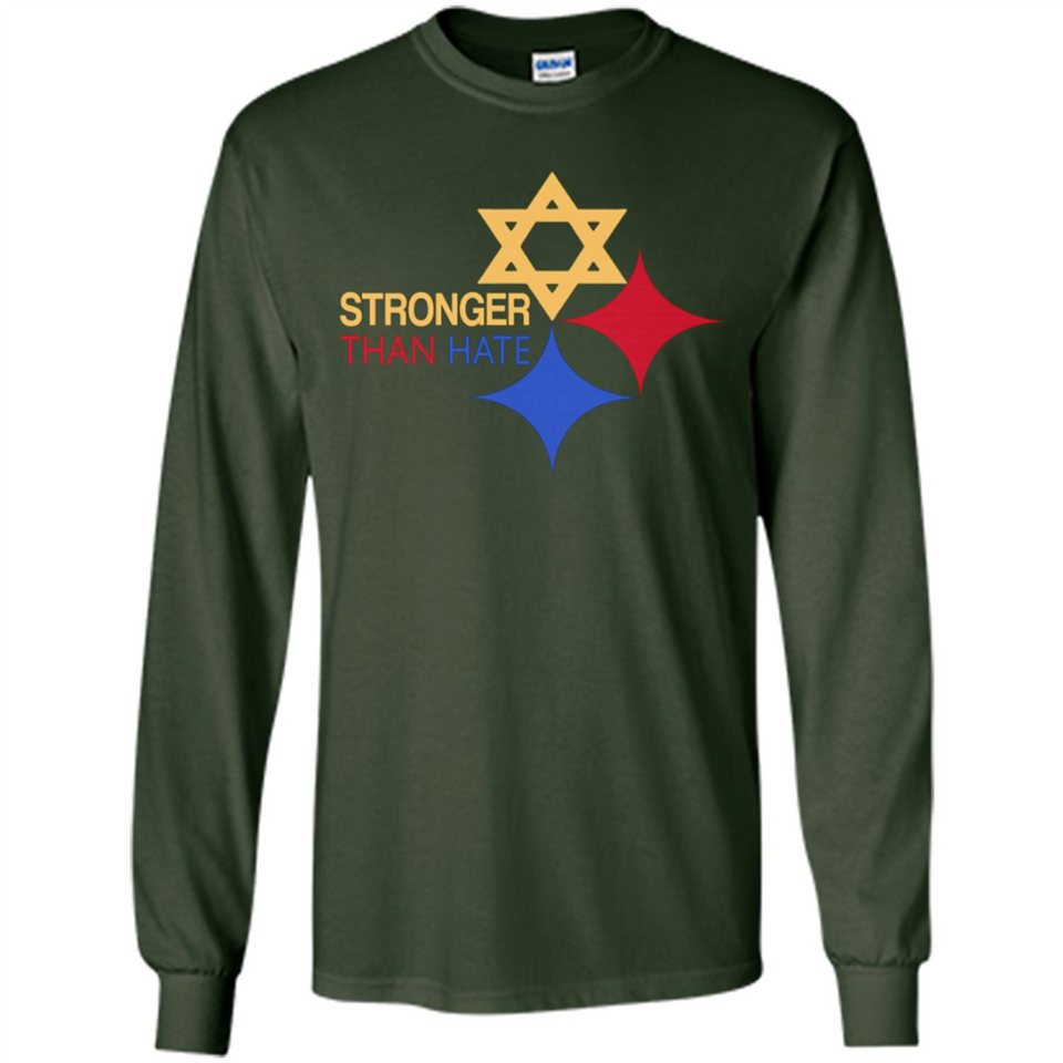 Pittsburgh Stronger Than Hate - Long Sleeve T-Shirt