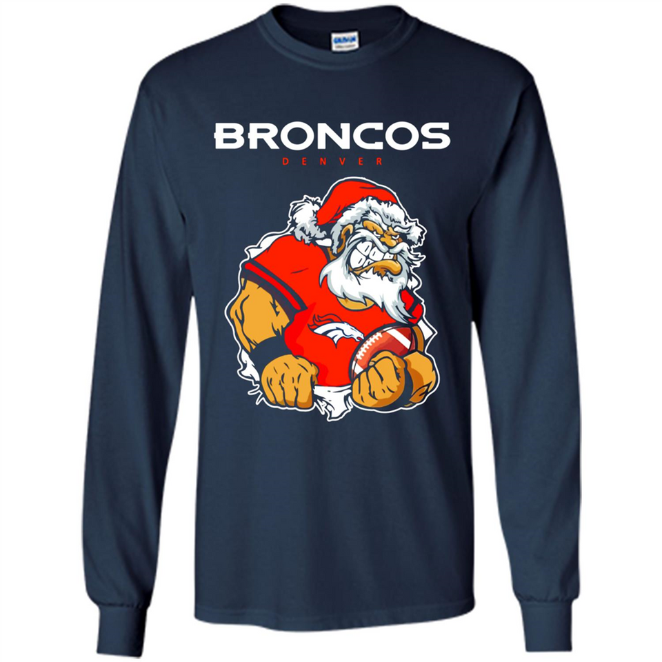 Grumpy Santa Claus Broncos Denver Football Team PINGPONG