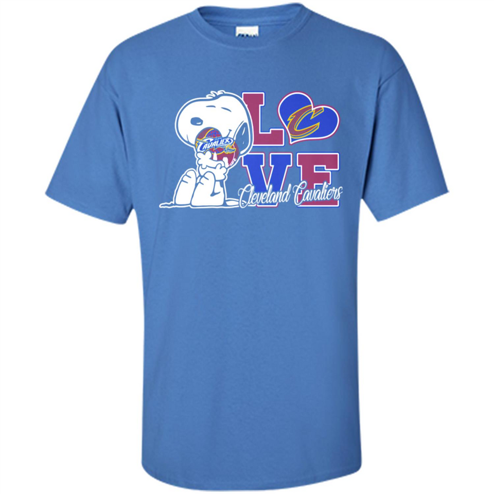 Snoopy loves NBA Cleveland Cavaliers - Shirt