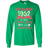 December 1982 36 Years Of Being Classy Sassy - Long Sleeve T-Shirt