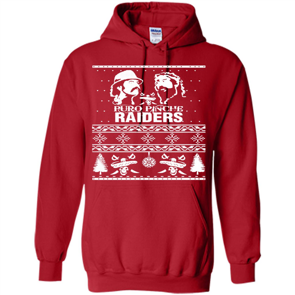 Puro Pinche Raiders Ugly Christmas Sweater - Hoodie