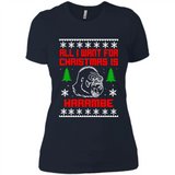 All I Want For Christmas Is HarambeT Rex Attack Reindeer ugly sweater PINGPONG