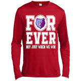 Memphis Grizzlies Forever For ever not just when we win - Canvas Long Sleeve T-Shirt