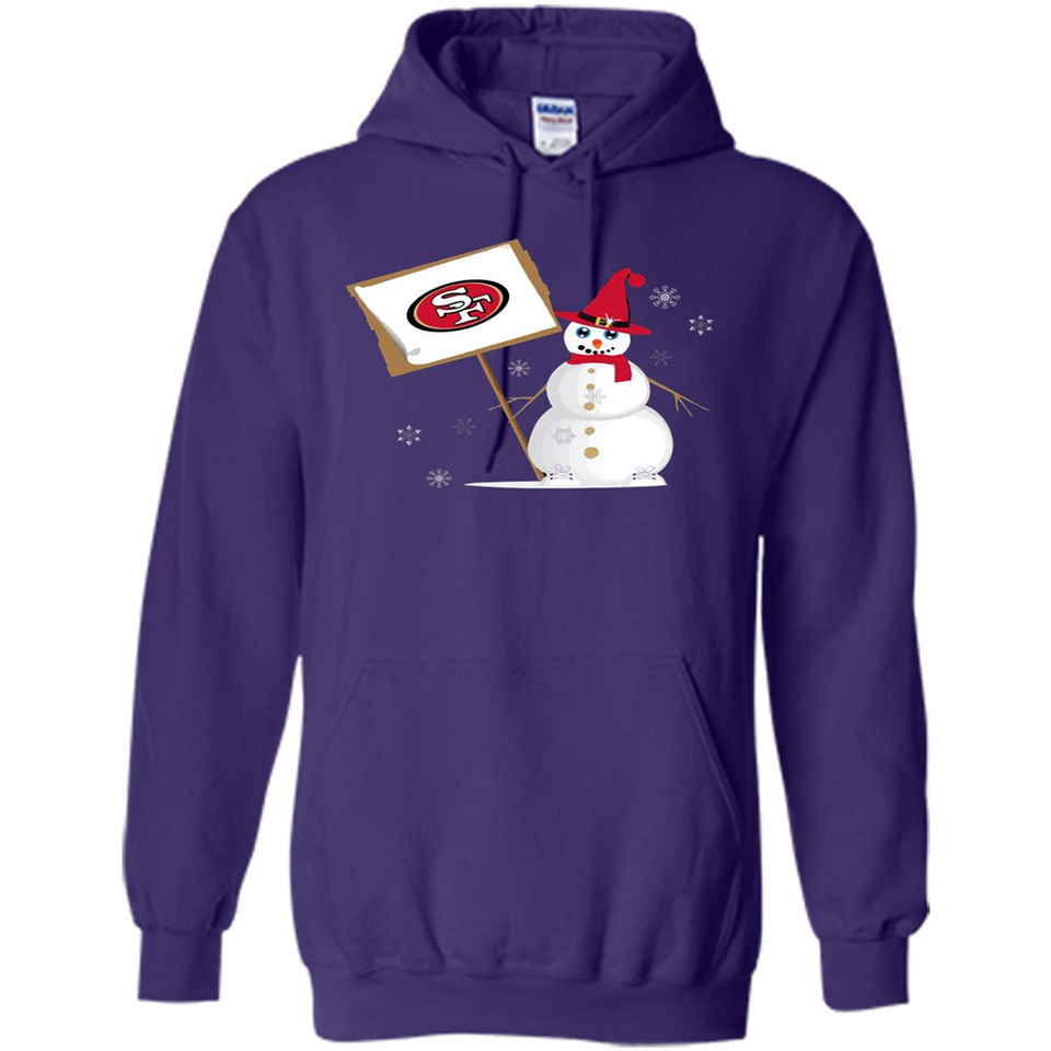 San Francisco 49ers Snowman Funny