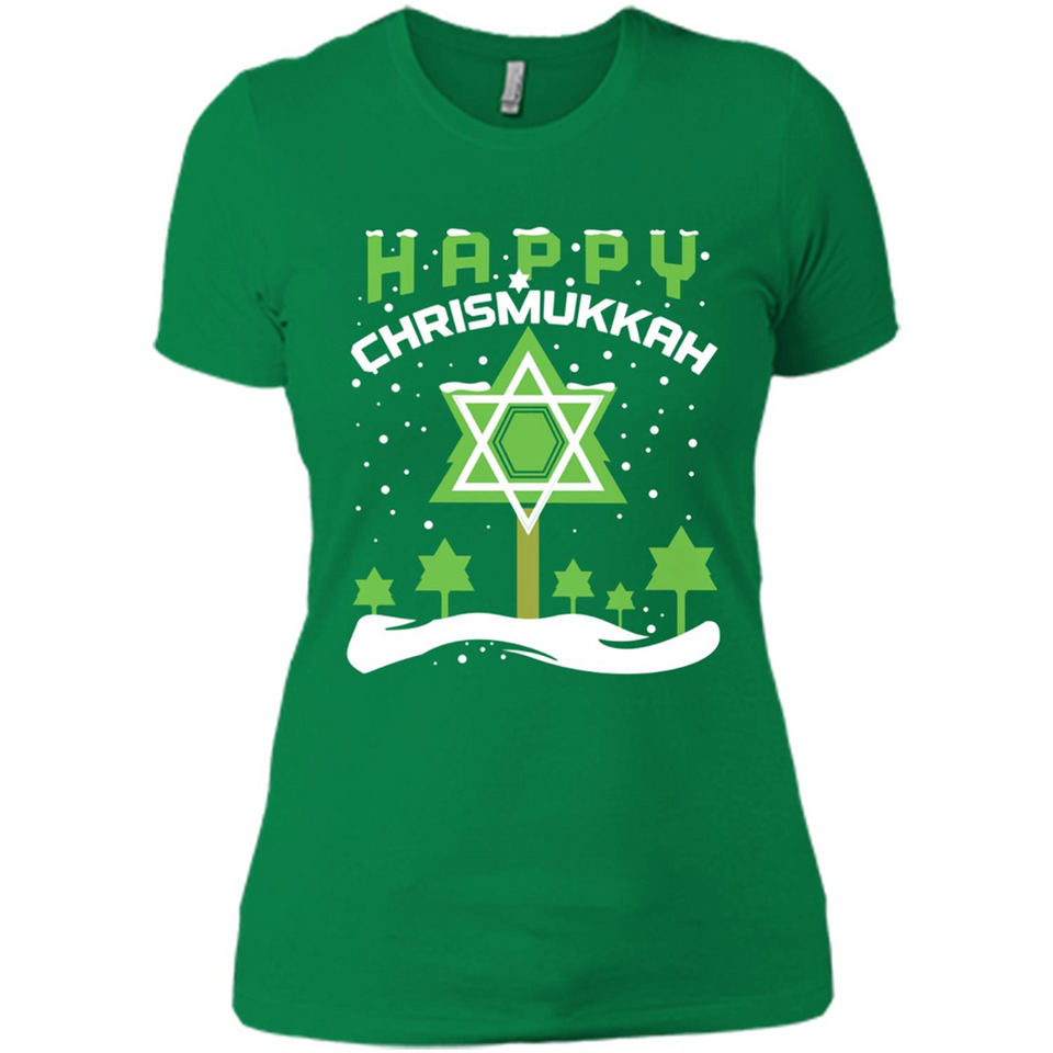 Happy Chrismukkah - Ladies' Boyfriend T-Shirt