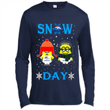 Snow Day Shirt For Denver Broncos Vs Minion Fans pingpong