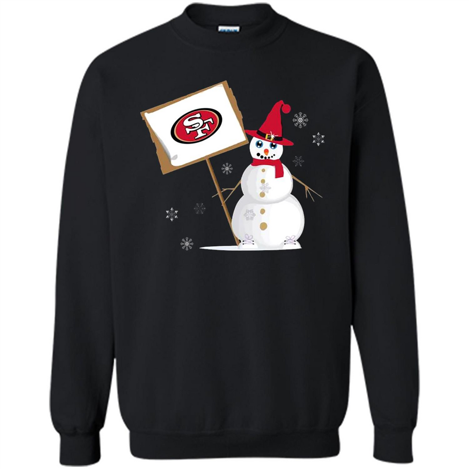 San Francisco 49ers Snowman Funny