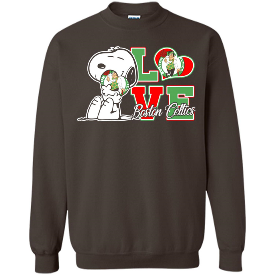 Snoopy loves NBA Boston Celtics - Sweatshirt