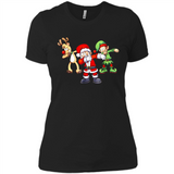 Dabbing Santa - Ladies' Boyfriend T-Shirt